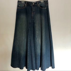 Talbots Maxi Denim Skirt size 10